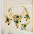 Charbhuja Art Royal Kundan And Beads Necklace Set 