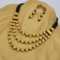 Charbhuja Art Heritage Beads And Pearls Necklace Set