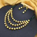 Charbhuja Art Heritage Beads And Pearls Necklace Set