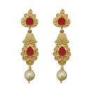 Hania Jewels Pota Stone and Pearl Drop Dangler Earrings
