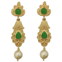 Hania Jewels Pota Stone and Pearl Drop Dangler Earrings
