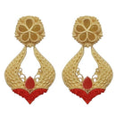 Hania Jewels Pota Stone and Pearl Drop Dangler Earrings