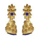 Hania Jewels Floral and Bloom Detailing Dangler Earrings  
