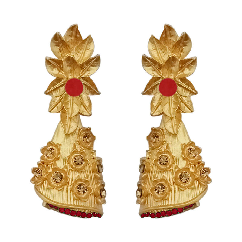 Amina Creation Gold Plated Dangler Earrings