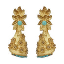 Hania Jewels Floral and Bloom Detailing Dangler Earrings  