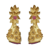 Hania Jewels Floral and Bloom Detailing Dangler Earrings  