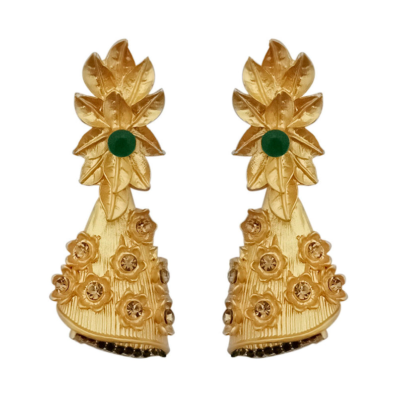 Amina Creation Gold Plated Dangler Earrings