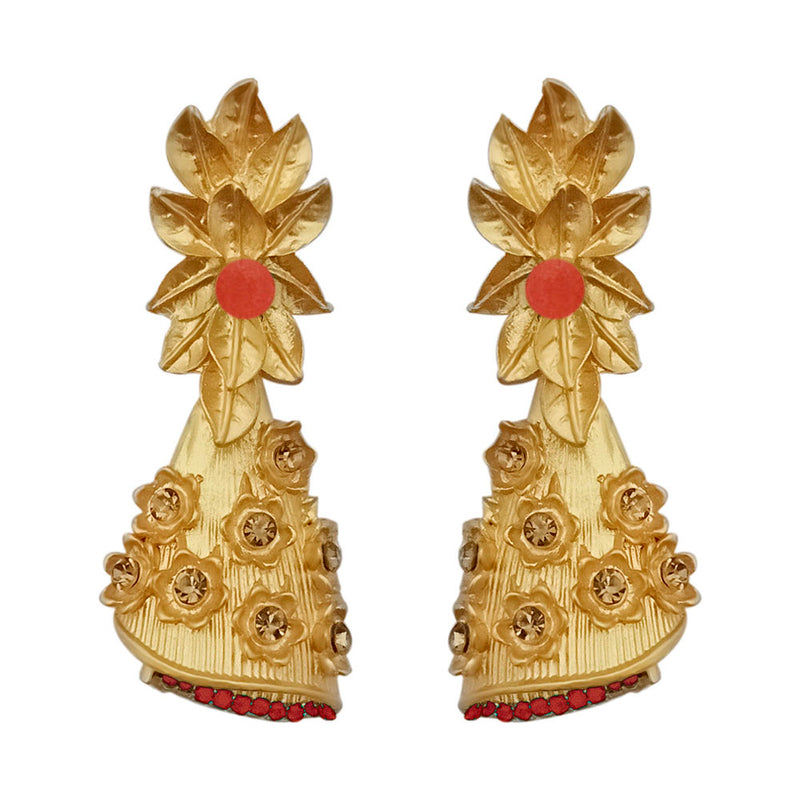 Amina Creation Gold Plated Dangler Earrings