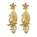 Hania Jewels Floral and Bloom Detailing Dangler Earrings  