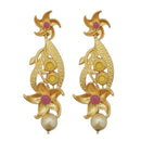 Hania Jewels Floral and Bloom Detailing Dangler Earrings  