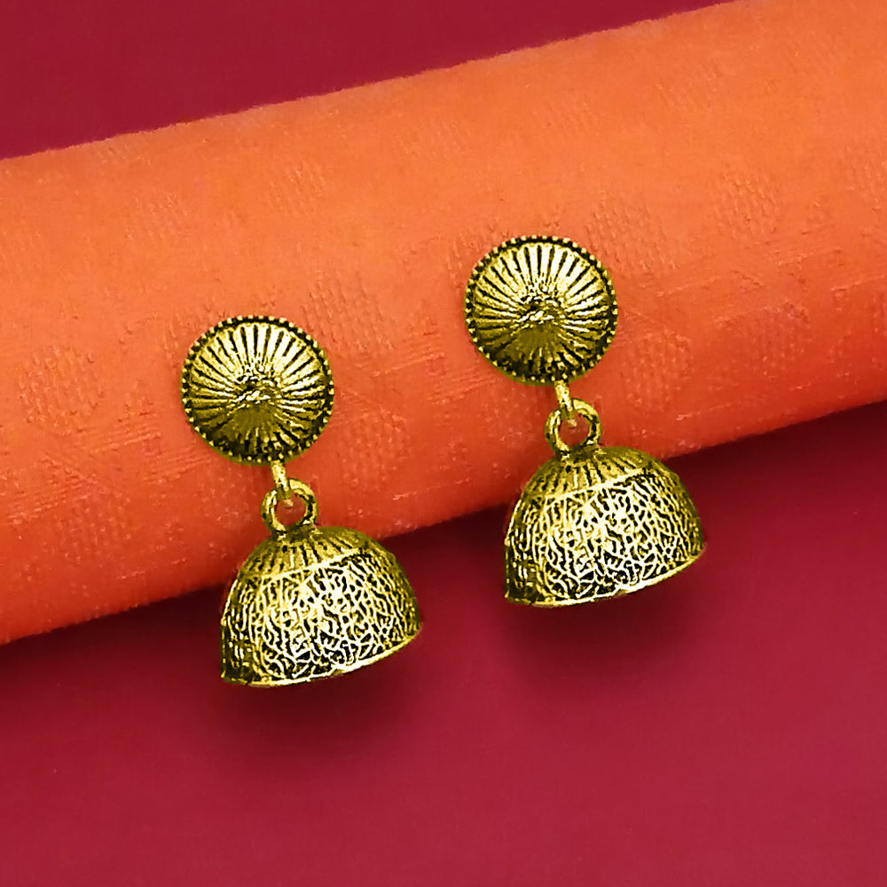 Hania Jewels Antique Dome Shape Jhumki Earrings
