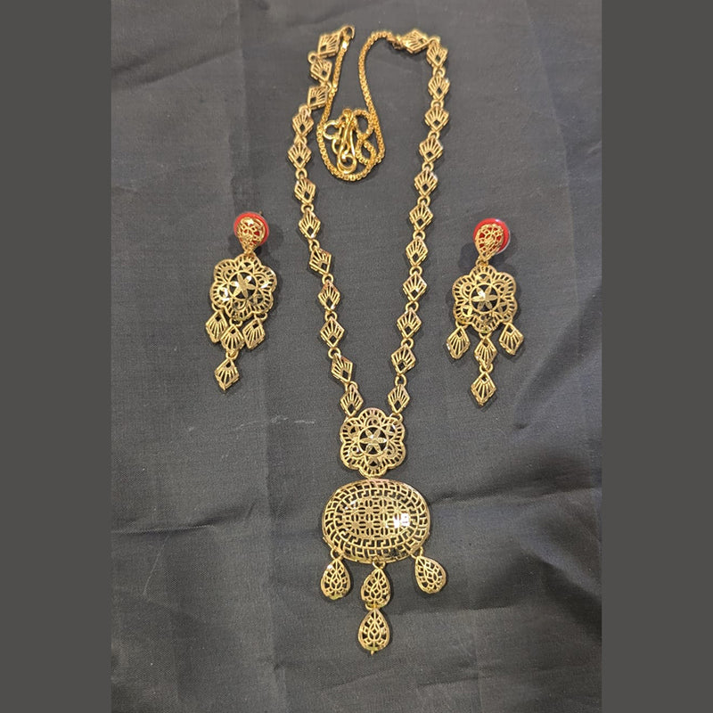 Shipra Gold Forming Long Necklace Set