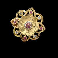 Shipra Gold Forming Austrian Stone  Adjustable Ring