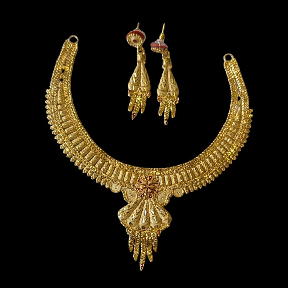 Shipra Gold Forming Necklace Set