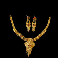 Shipra Gold Forming Gold Necklace Set