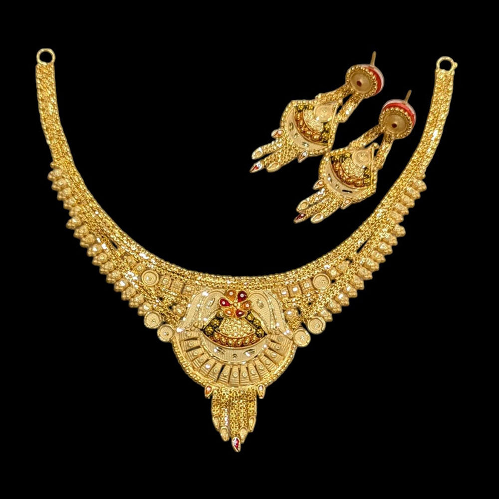 Shipra Gold Forming Gold Necklace Set