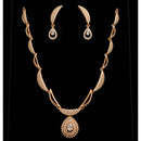 Shipra Gold Plated American Diamond Necklace Set