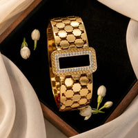 Shipra Gold Plated American Diamond Bracelet for Women