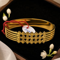 Shipra Designer Gold Plated Hand Bracelet