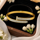 Shipra Gold Plated American Diamond Bracelet for Women