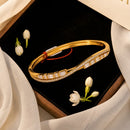 Shipra Gold Plated American Diamond Bracelet for Women
