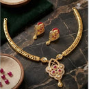 Shipra Gold Elegant Austrian Sone Necklace Jewellery Set