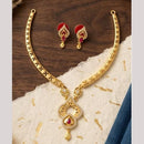 Shipra Gold Elegant Austrian Sone Necklace Jewellery Set