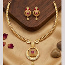 Shipra Gold Elegant Austrian Sone Necklace Jewellery Set