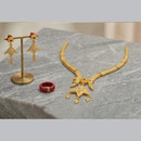 Shipra Gold Elegant Austrian Sone Necklace Jewellery Set