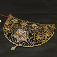 Navkar Jewellers Forming 2 Tone Choker Necklace Set