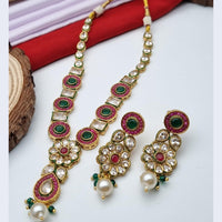 Reet Revaz Gold Plated Crystal Stone Necklace Set