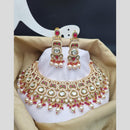 Reet Revaz Gold Finish Elegant Pota Pearl And Beads Necklace Set