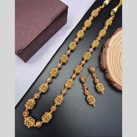 Reet Revaz Traditional Gold Plated Elegant Jewelry for Women and Girls Necklace Set