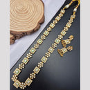 Reet Revaz Festive String Pota And Crystal Stone Made For Occasion Long Necklace Set