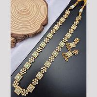 Reet Revaz Festive String Pota And Crystal Stone Made For Occasion Long Necklace Set