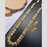 Reet Revaz Trend Trail Pota And Crystal Stone Modern Ethnic Long Necklace Set