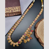 Reet Revaz Trend Trail Pota And Crystal Stone Modern Ethnic Long Necklace Set