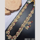 Reet Revaz Rajkumari Look  Pota And Crystal Stone Ethnic Glam Long Necklace Set