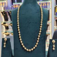 Darshana Jewels Elegant Beads Long Necklace Set 
