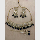 Darshana Jewels Kundan Stone Pearl And Beads Choker Necklace Set