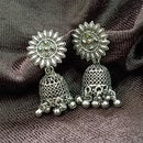 Darshana Jewels oxidised Plated Jhumki Earrings