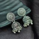 Darshana Jewels oxidised Plated Jhumki Earrings