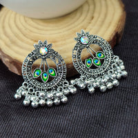 Darshana Jewels oxidised Plated Jhumki Earrings