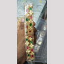 Darshana Jewels Royal Pota Stone And Pearl Designer Bangles Set