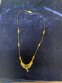 Darshana Jewels Grace Glow Black Beads Mangalsutra