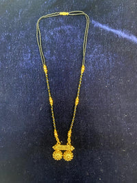 Darshana Jewels Grace Glow Black Beads Mangalsutra