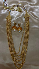 Darshana Jewels Designer Beads Long Necklace Set