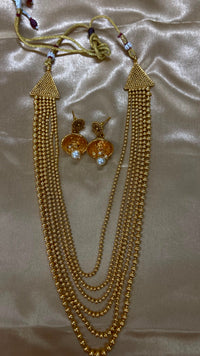 Darshana Jewels Designer Beads Long Necklace Set