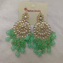 Hania Jewels Kundan Stone Pearl And Beads Dangler Earrings 