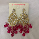 Hania Jewels Kundan Stone Pearl And Beads Dangler Earrings 